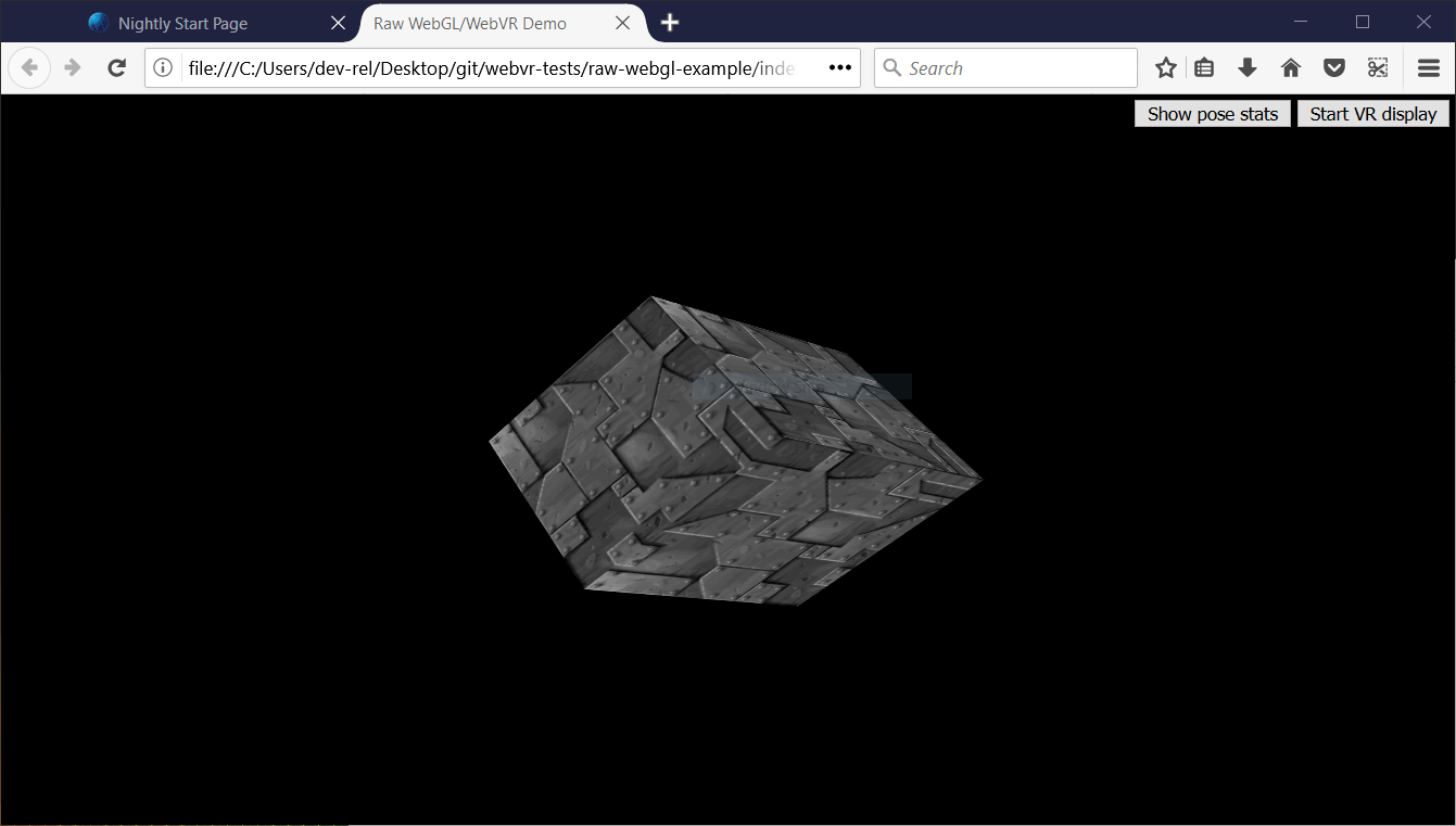Ein grauer rotierender 3D-Würfel
